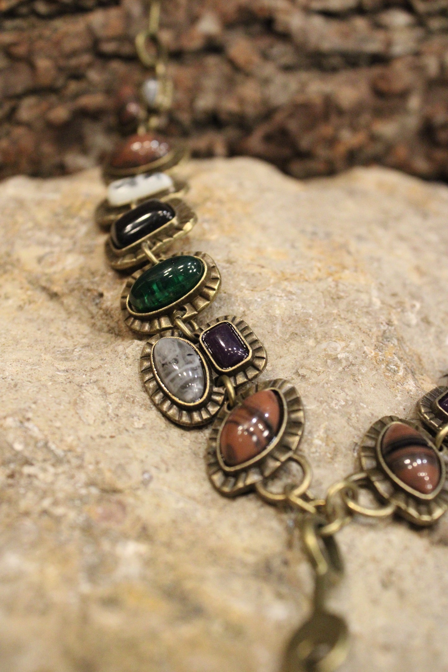 Aurora Gemstone Necklace