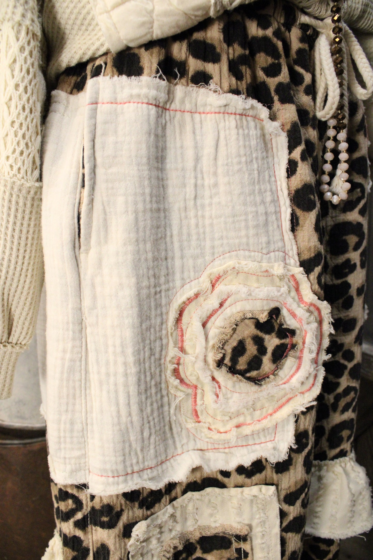 Petals And Prowl Ruffle Pants