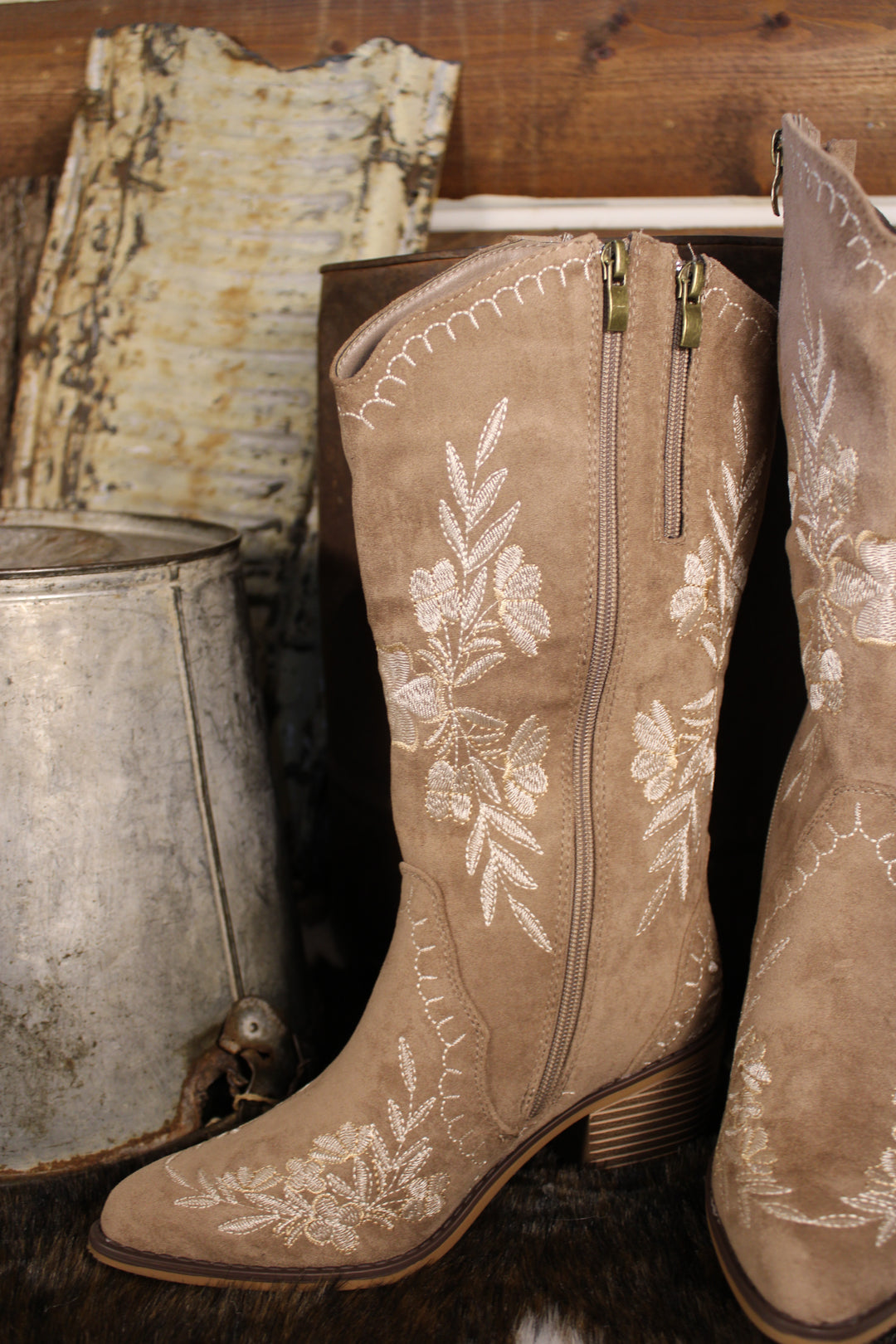 Whitney Taupe Boots