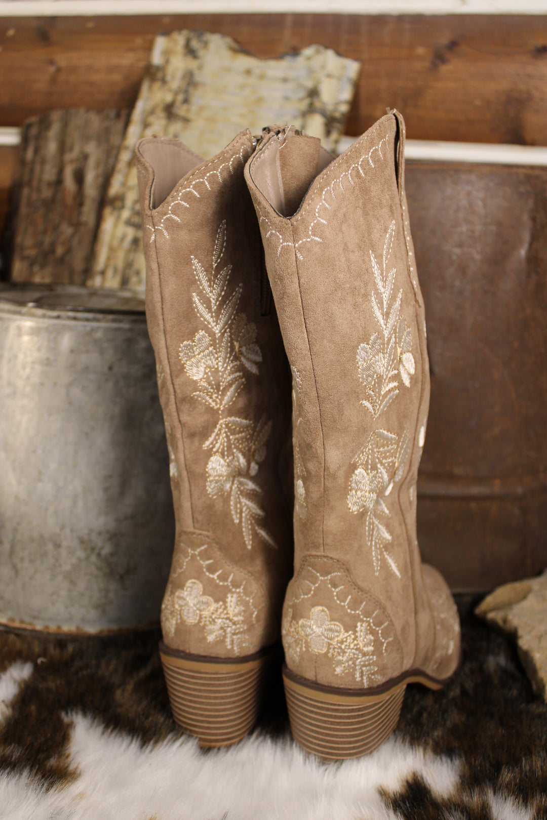 Whitney Taupe Boots