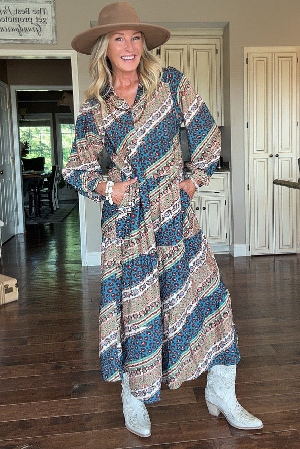Mystic Jungle Maxi Dress