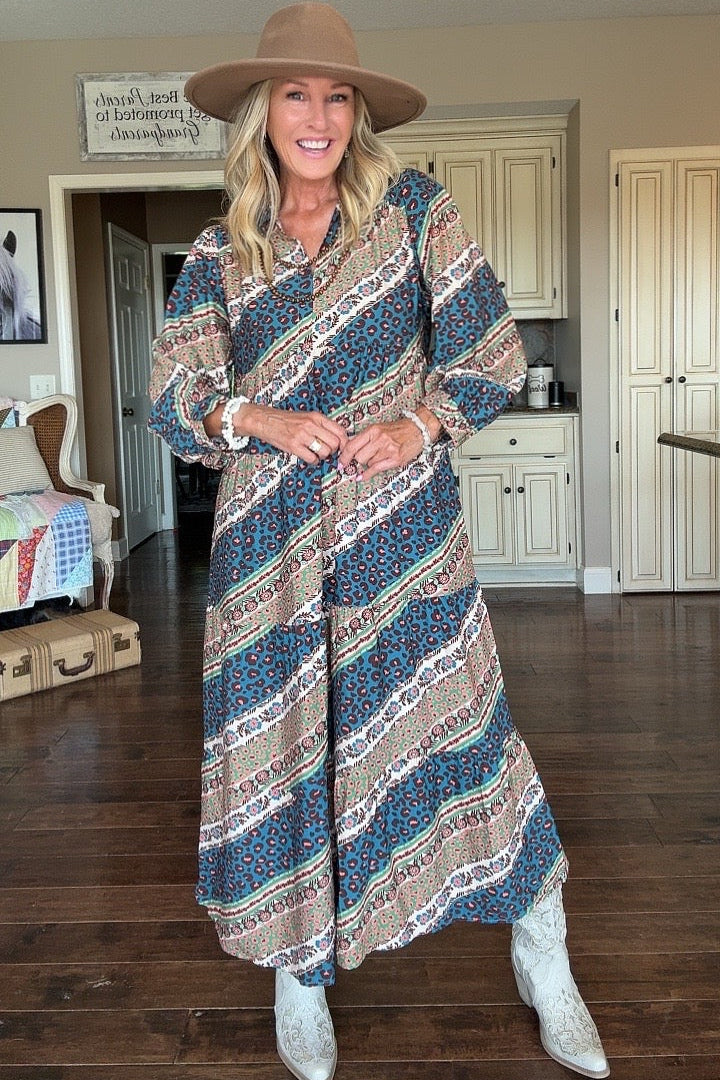 Mystic Jungle Maxi Dress