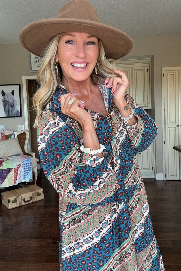 Mystic Jungle Maxi Dress