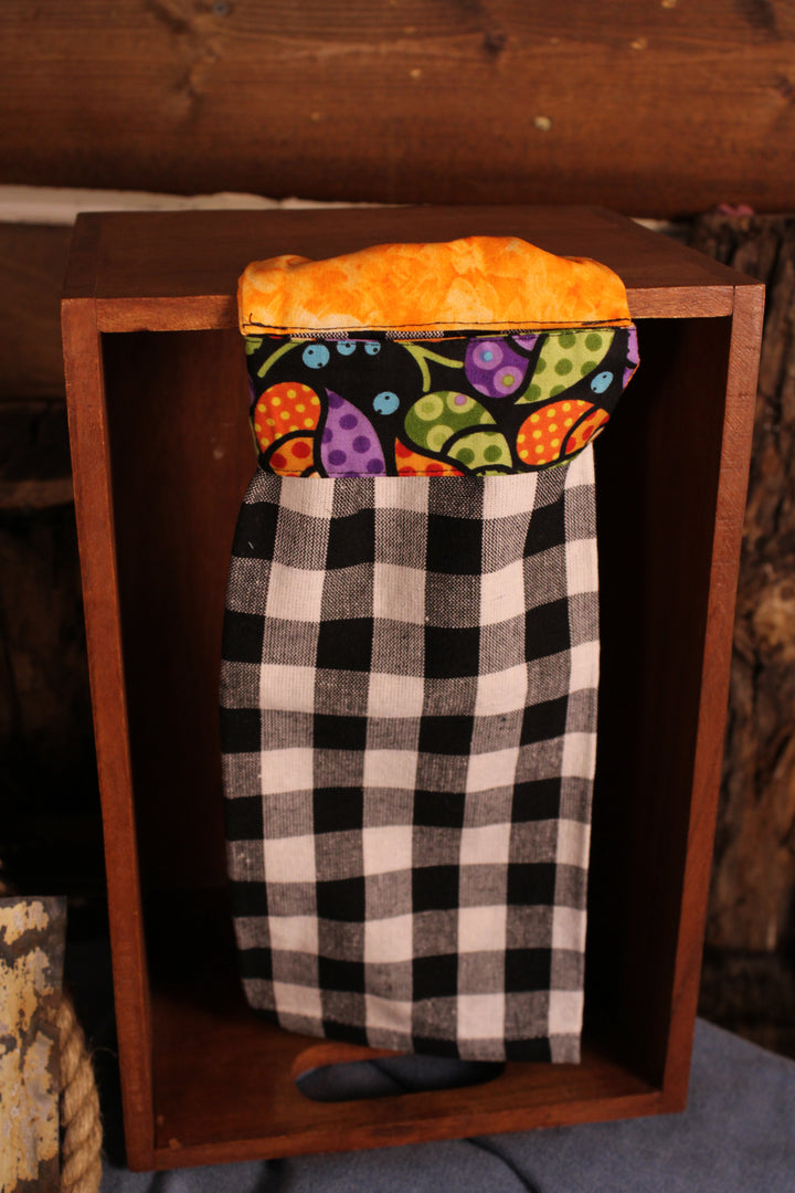 Checkered Charm Handmade Kitchen Towel