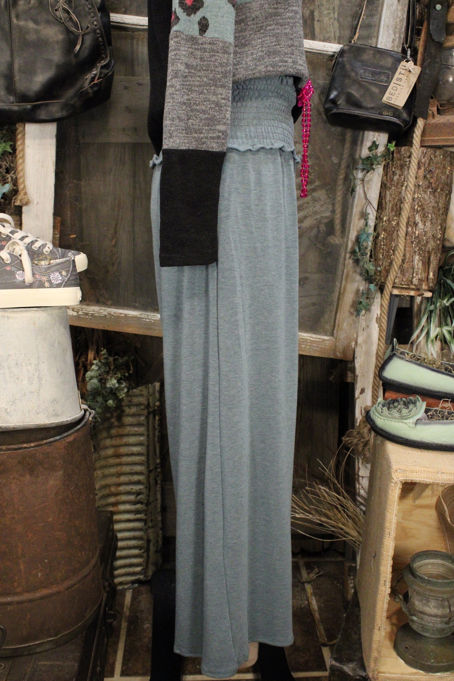 Go With The Flow Teal Pants