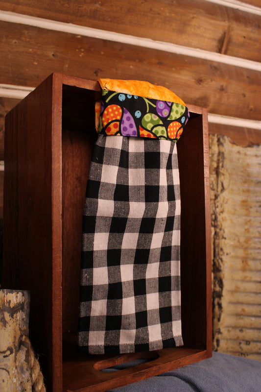 Checkered Charm Handmade Kitchen Towel
