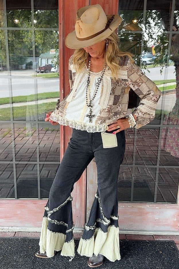 Canyon Clay Lace Blouse
