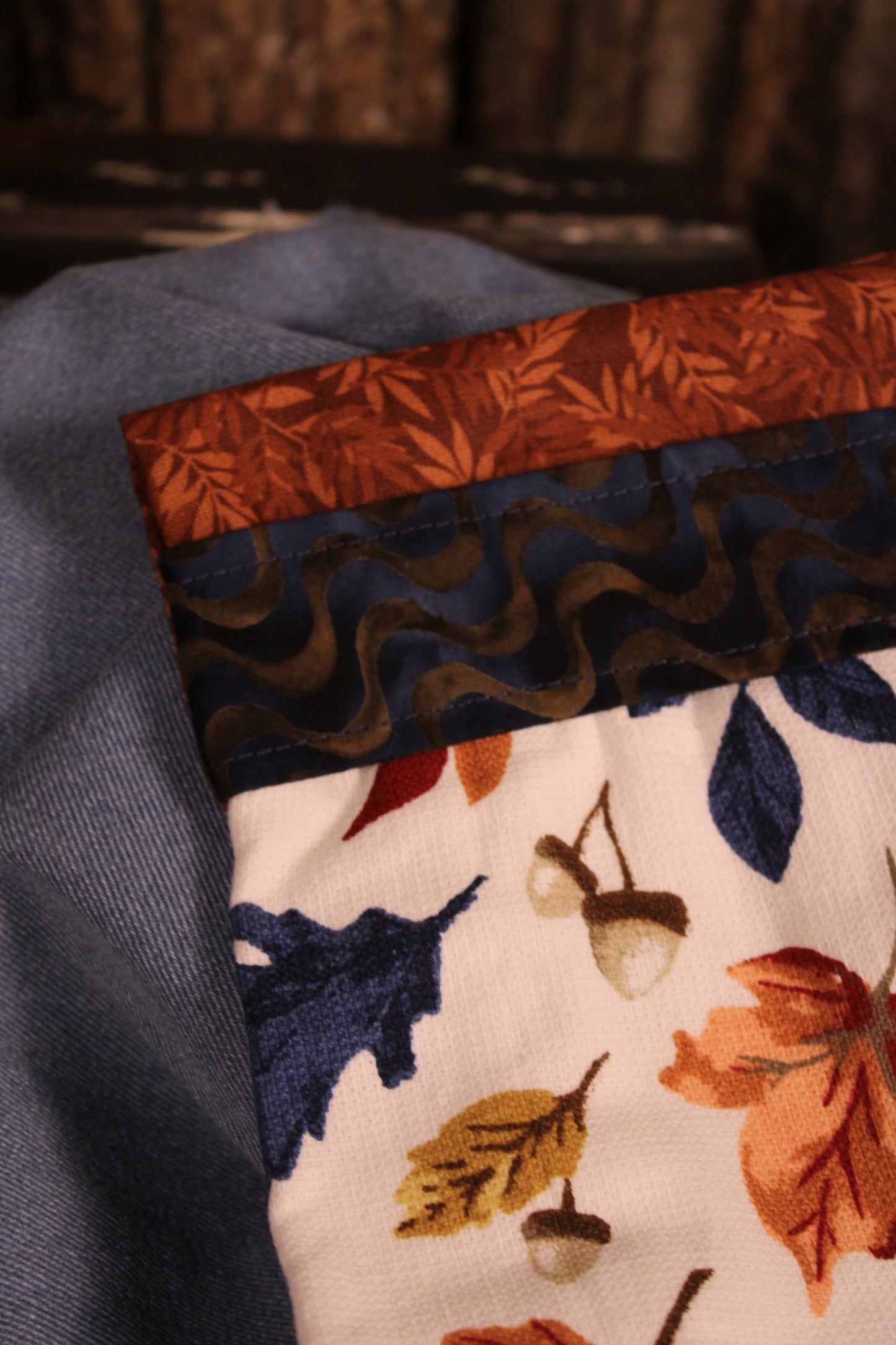 Fall Is My Favorite Color Handmade Kitchen Towel
