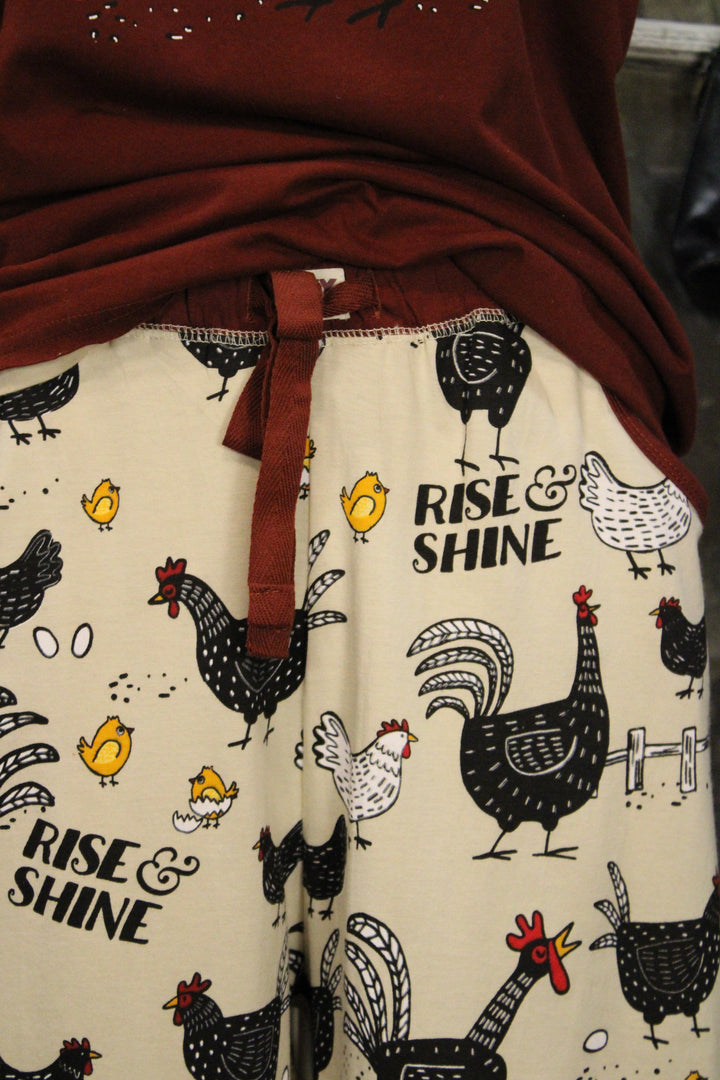 Rise And Shine Cotton Pajama Set