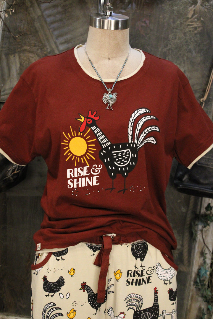 Rise And Shine Cotton Pajama Set