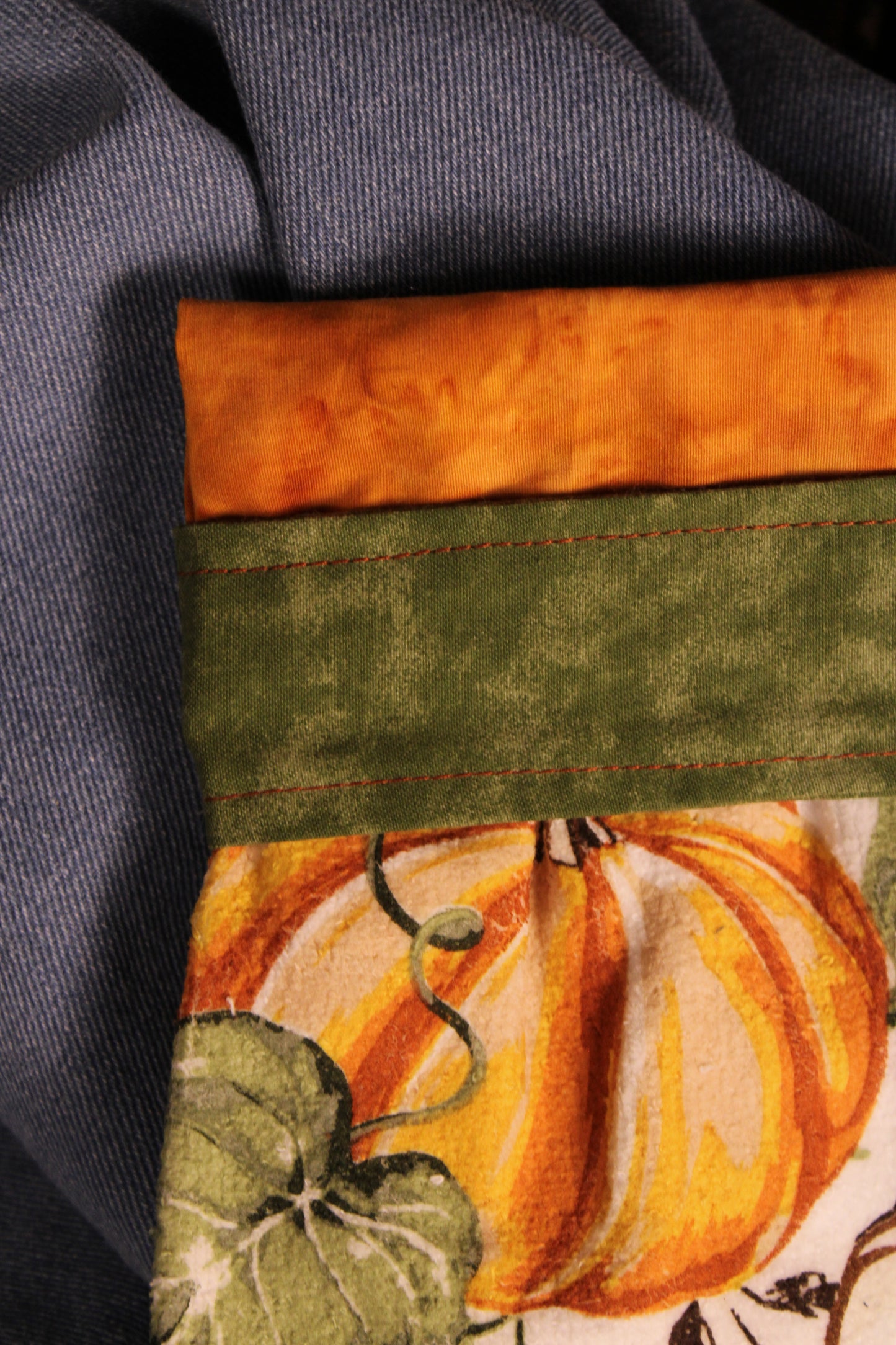 Pumpkin Patch Handmade Kitchen Towel