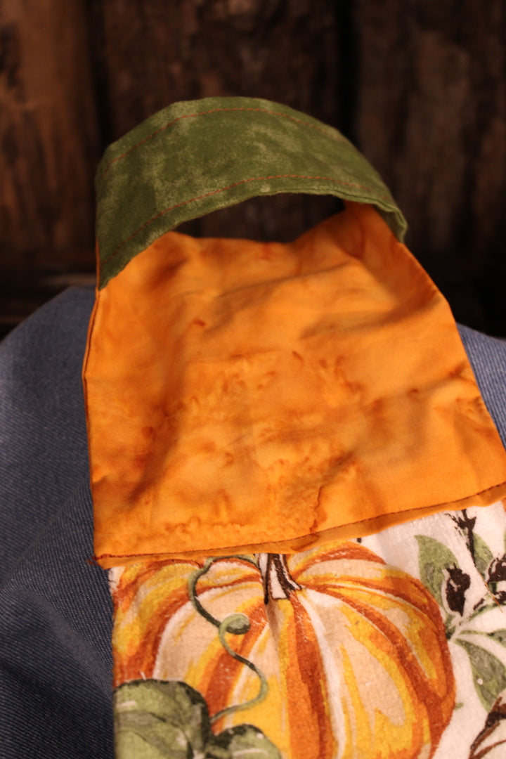 Pumpkin Patch Handmade Kitchen Towel