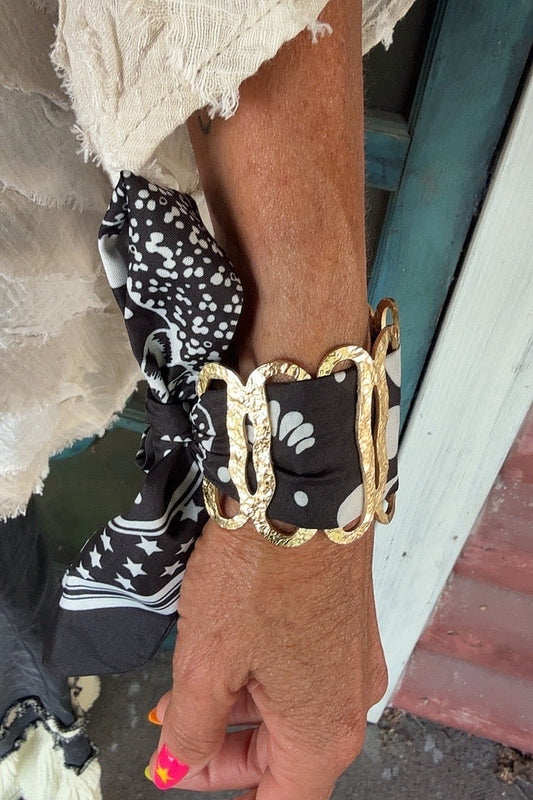 Beth Midnight Scarf Bracelet