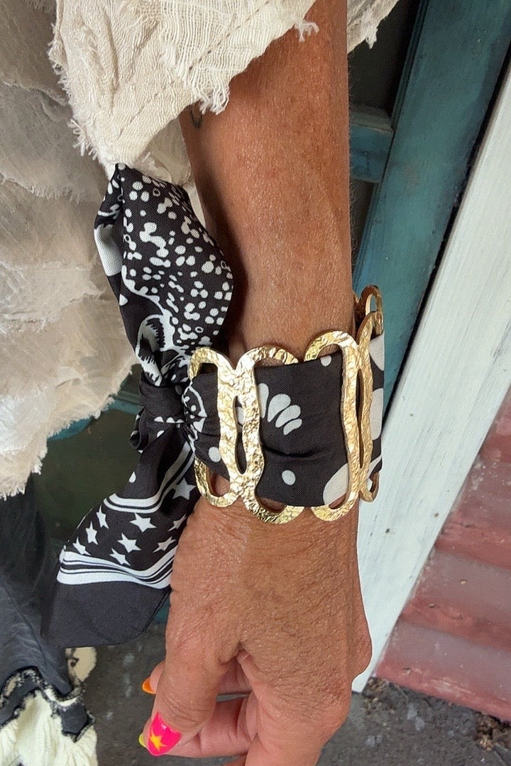 Beth Midnight Scarf Bracelet