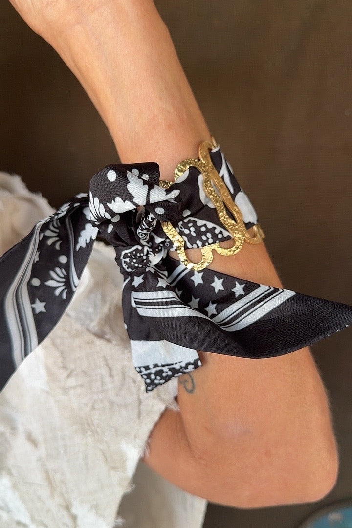 Beth Midnight Scarf Bracelet
