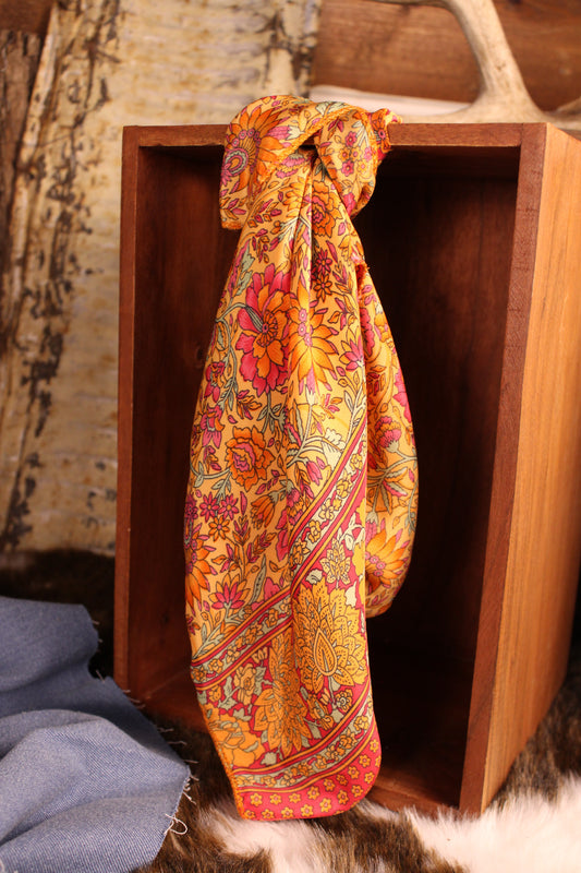 Tristyn Silk Blend Hair Scarf