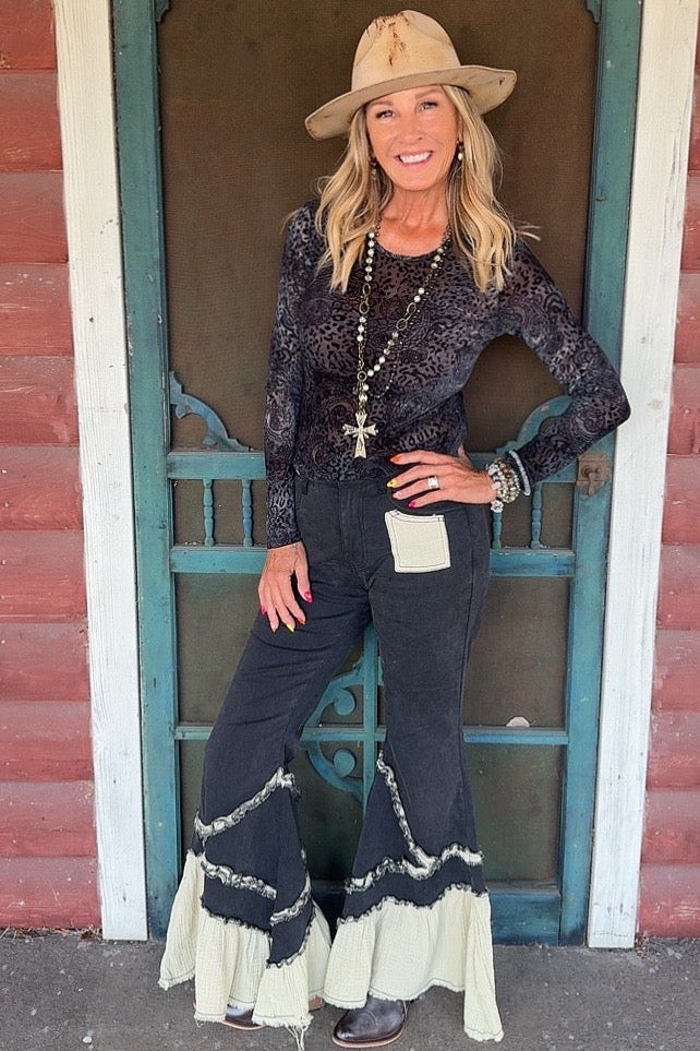 Jungle Mirage Mesh Top