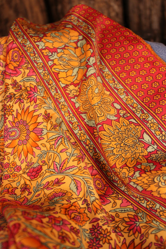 Tristyn Silk Blend Hair Scarf
