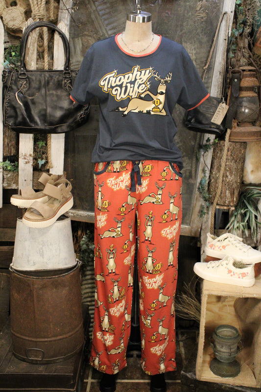 Trophy Wife Cotton Pajama Set