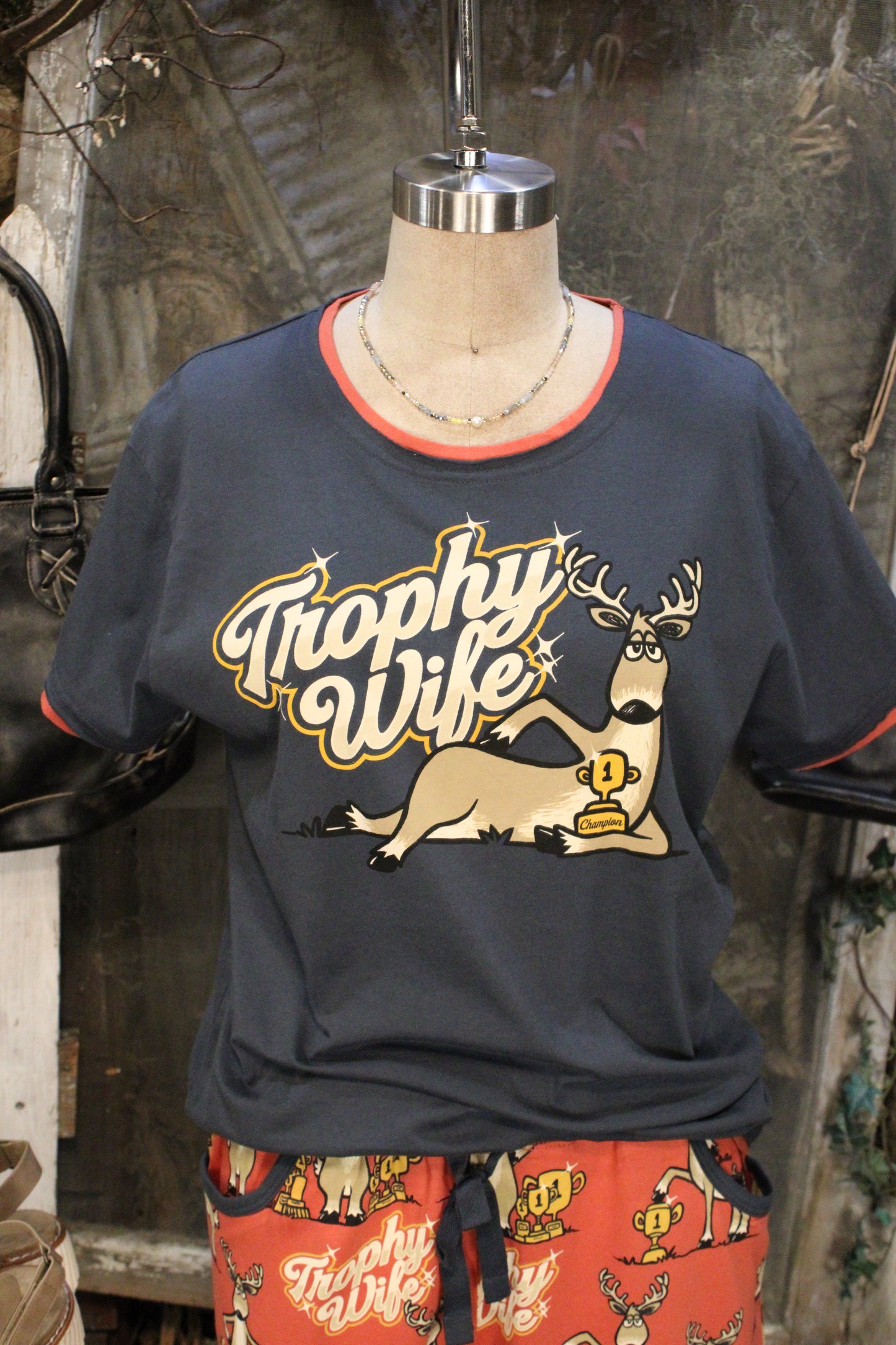 Trophy Wife Cotton Pajama Set