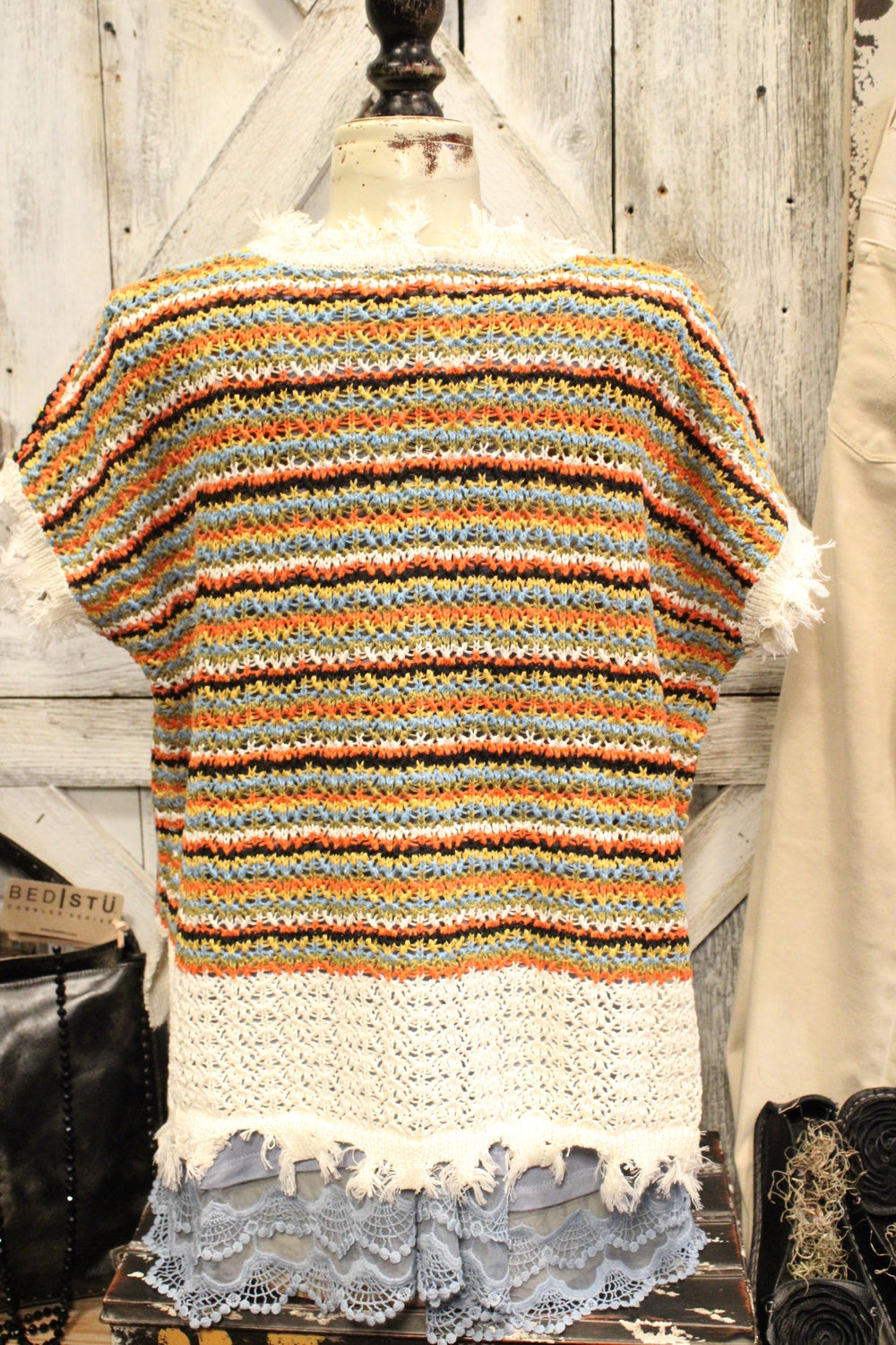 Shabby Chic Open Weave