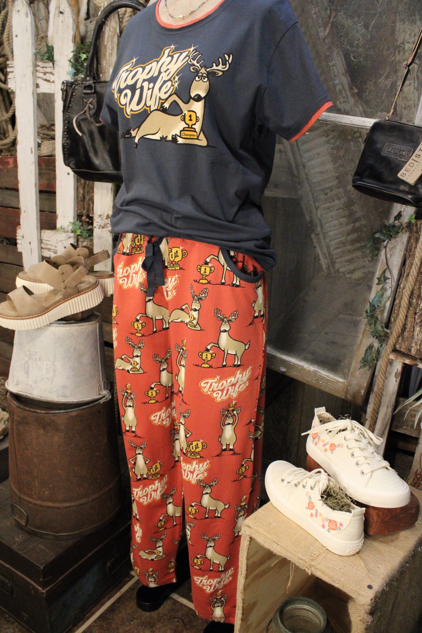 Trophy Wife Cotton Pajama Set