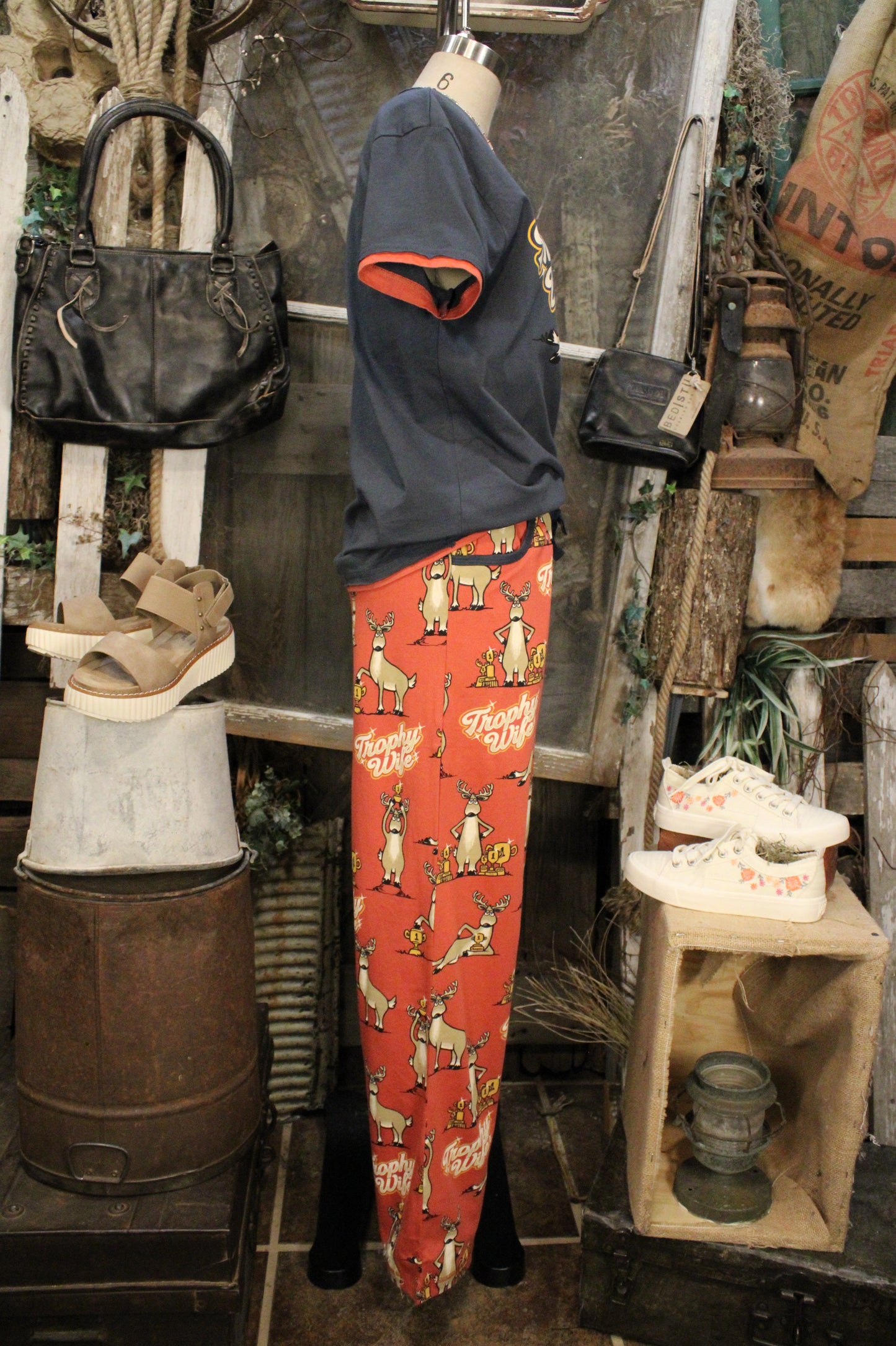 Trophy Wife Cotton Pajama Set