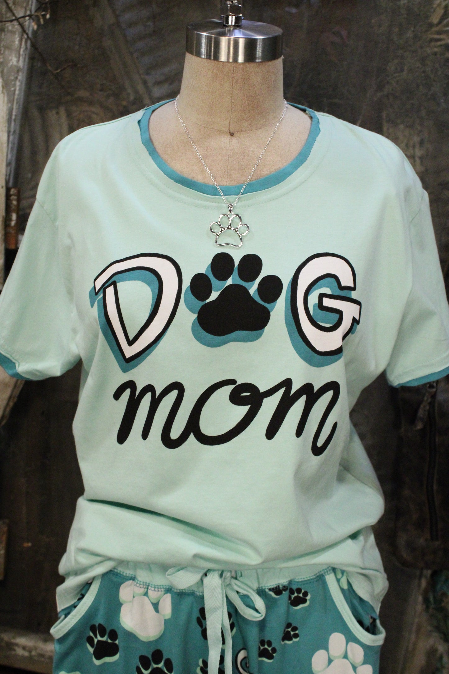 Dog Mom Cotton Pajama Set