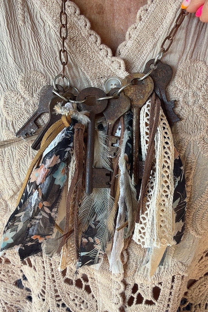 Lace &amp; Lore Charm Necklace