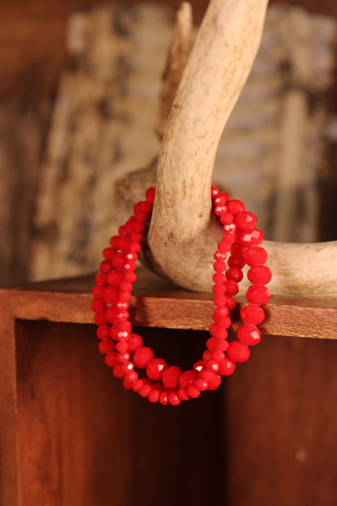 Sparkle And Shine Real Red Bracelet Set