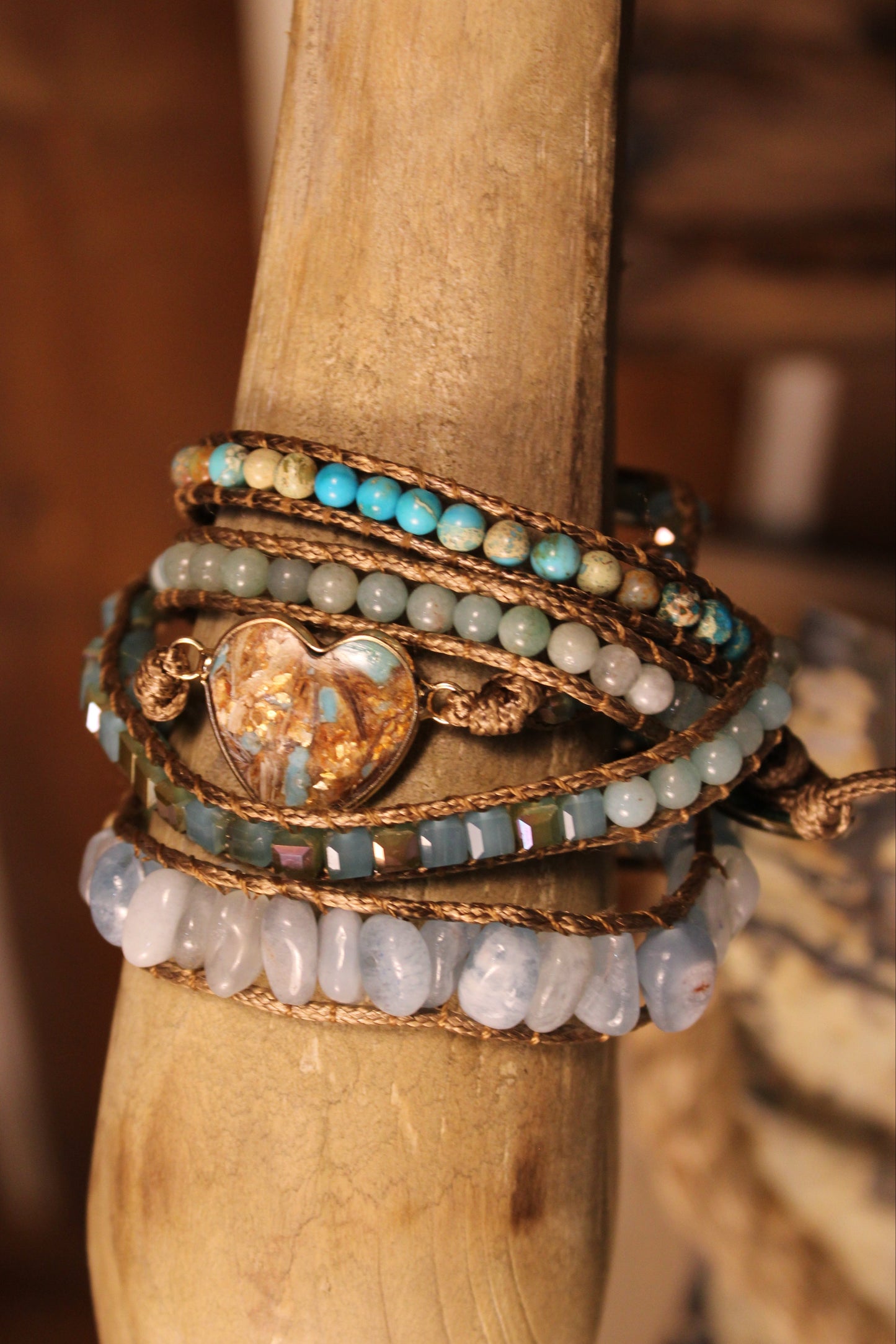 Heart Wrap Bracelet
