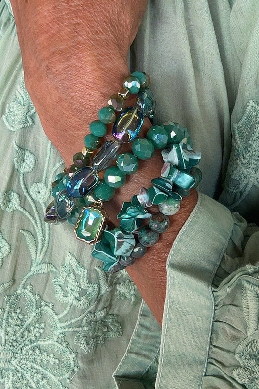 Gilded Lagoon Bracelet Set