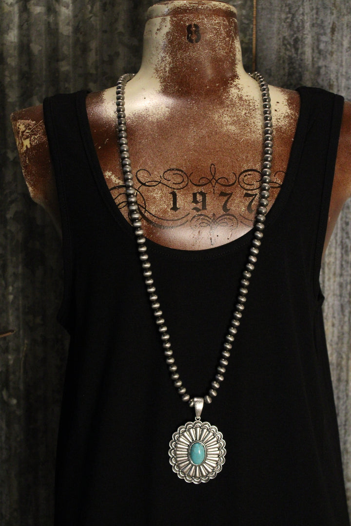 Pressed Prairie Flower Necklace