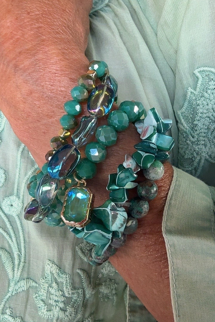 Gilded Lagoon Bracelet Set