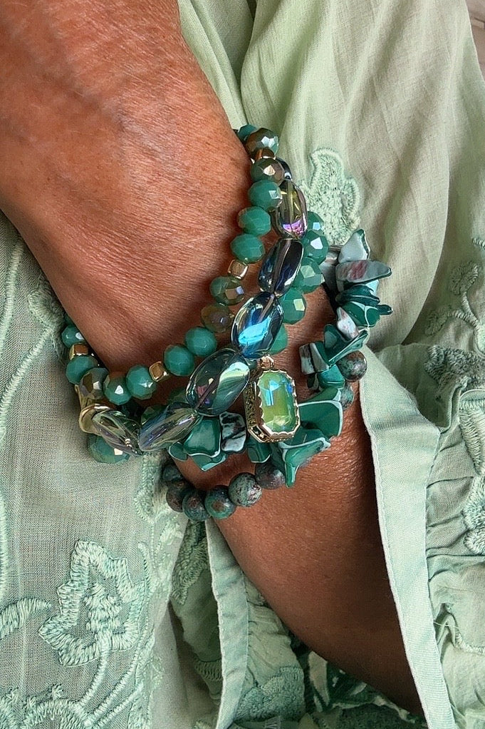 Gilded Lagoon Bracelet Set