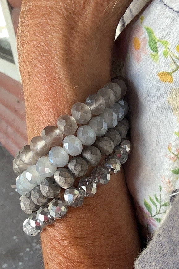 Sparkle And Shine Smoke Bracelet Set