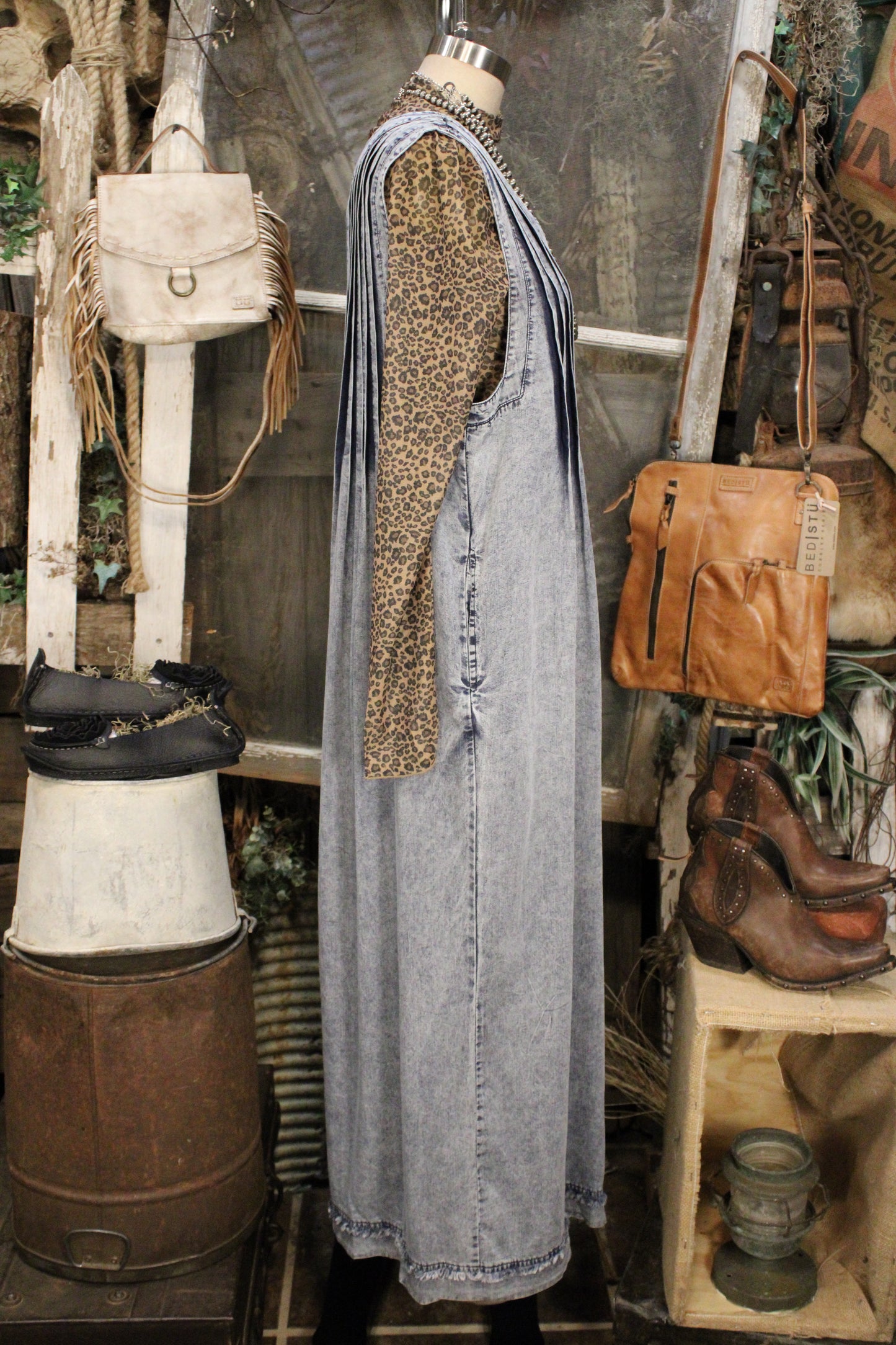 Blue Skies Capri Romper