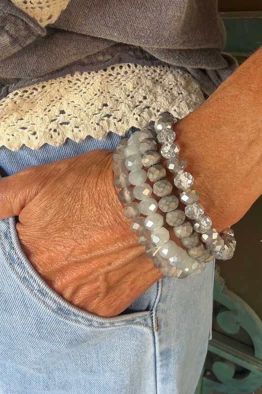 Sparkle And Shine Smoke Bracelet Set