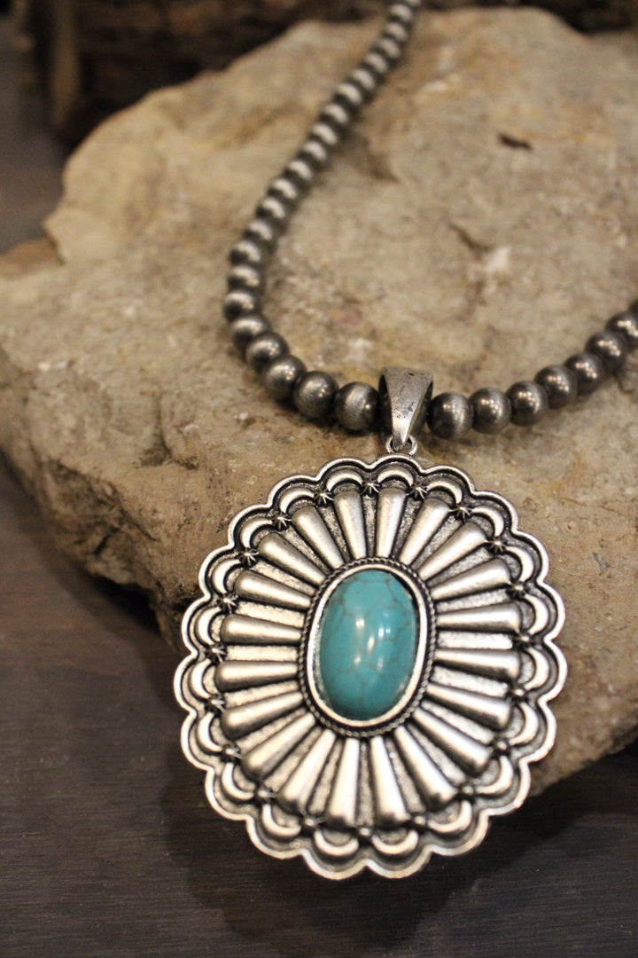 Pressed Prairie Flower Necklace