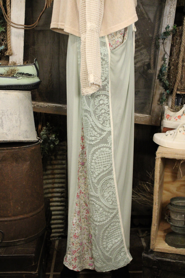 Mint Meadow Lace Pants