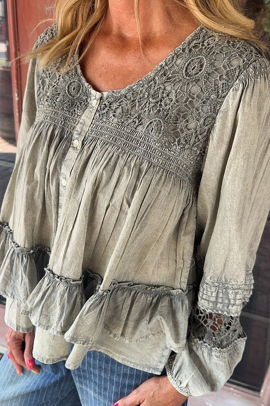 Smoke & Lace Blouse