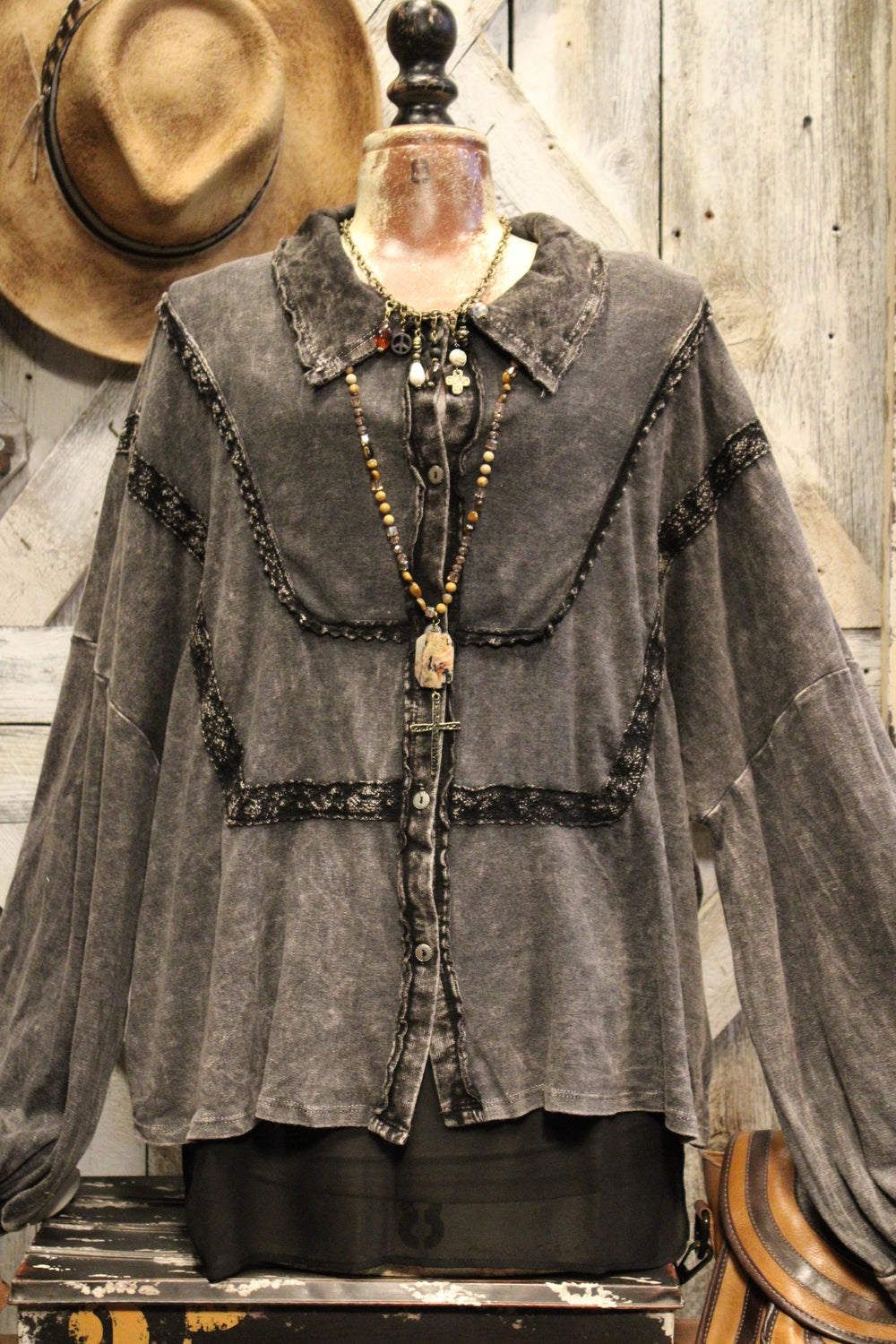 Bounce Back Black Blouse