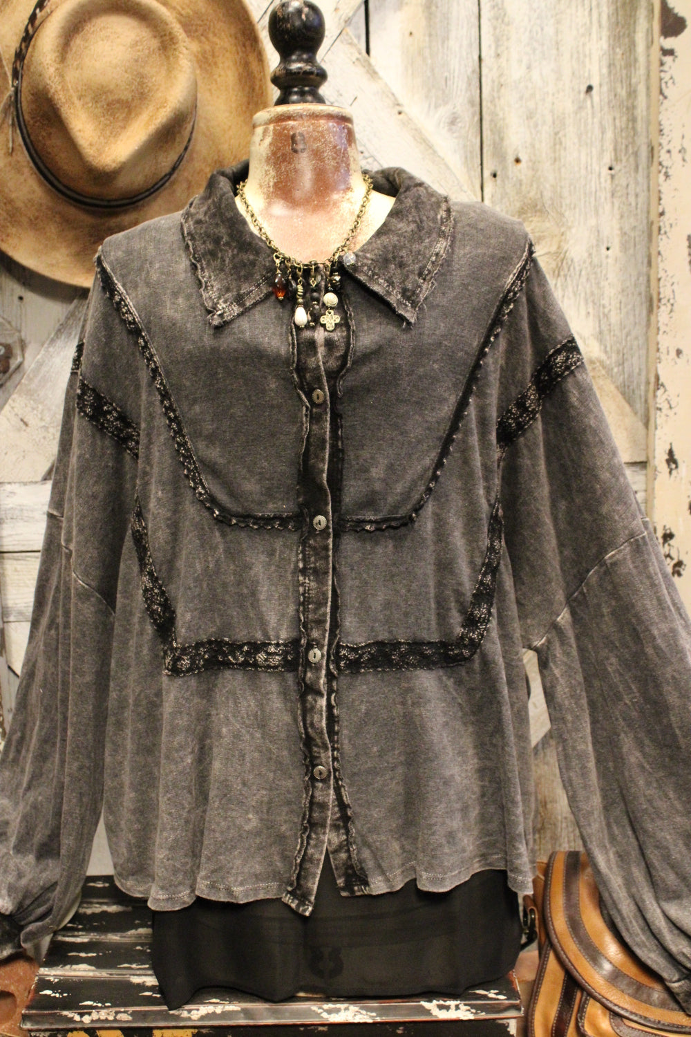 Bounce Back Black Blouse