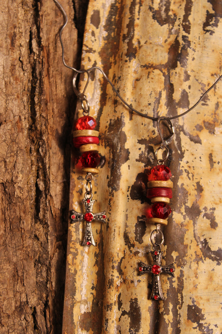 FGO Crimson Silverwood Earrings
