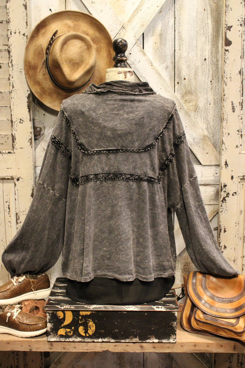 Bounce Back Black Blouse
