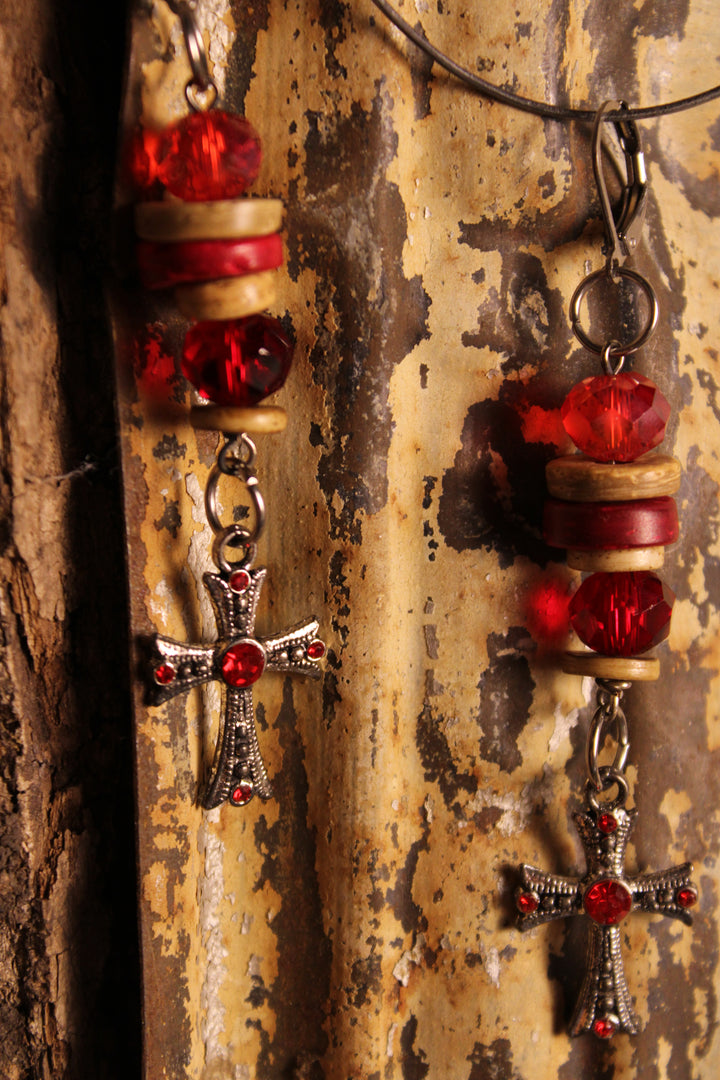 FGO Crimson Silverwood Earrings
