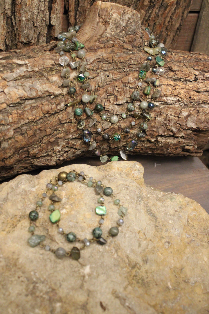 Rachel Green Magnetic Necklace and Bracelet Combo