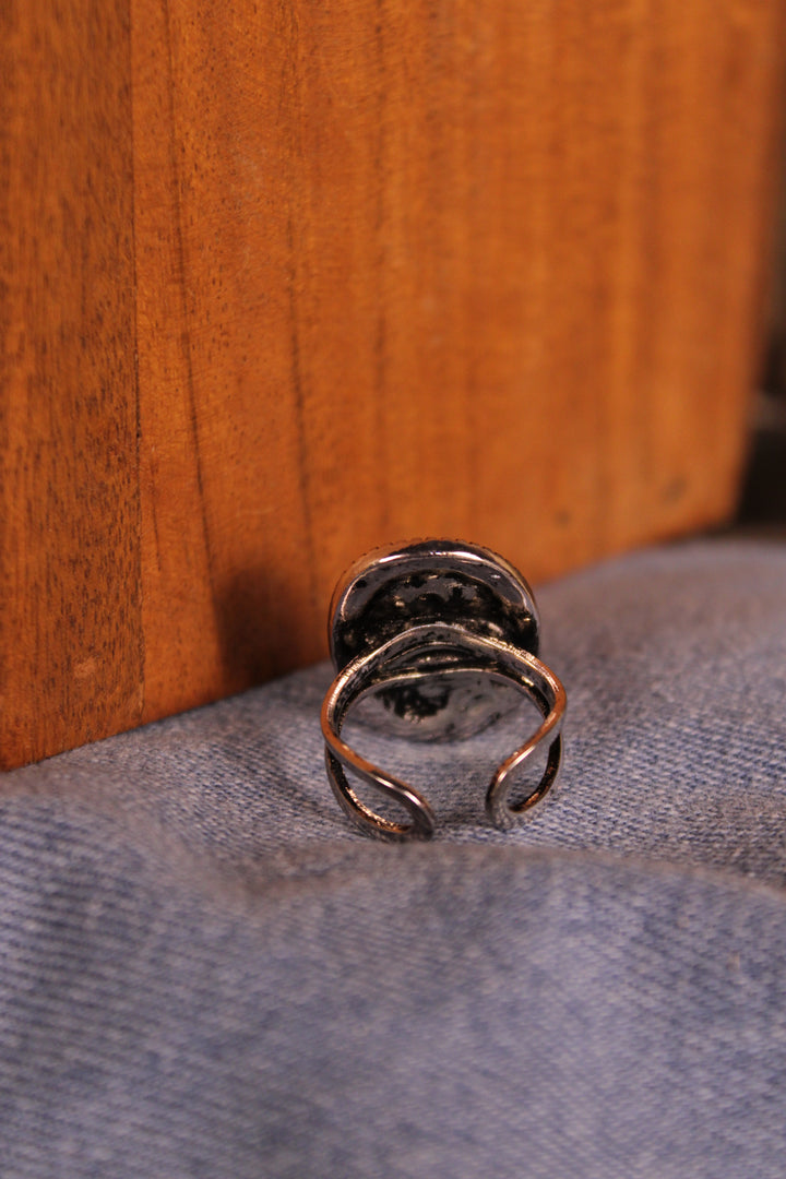 Etched Petal Ring
