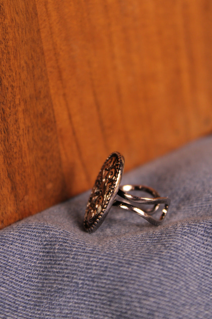 Etched Petal Ring