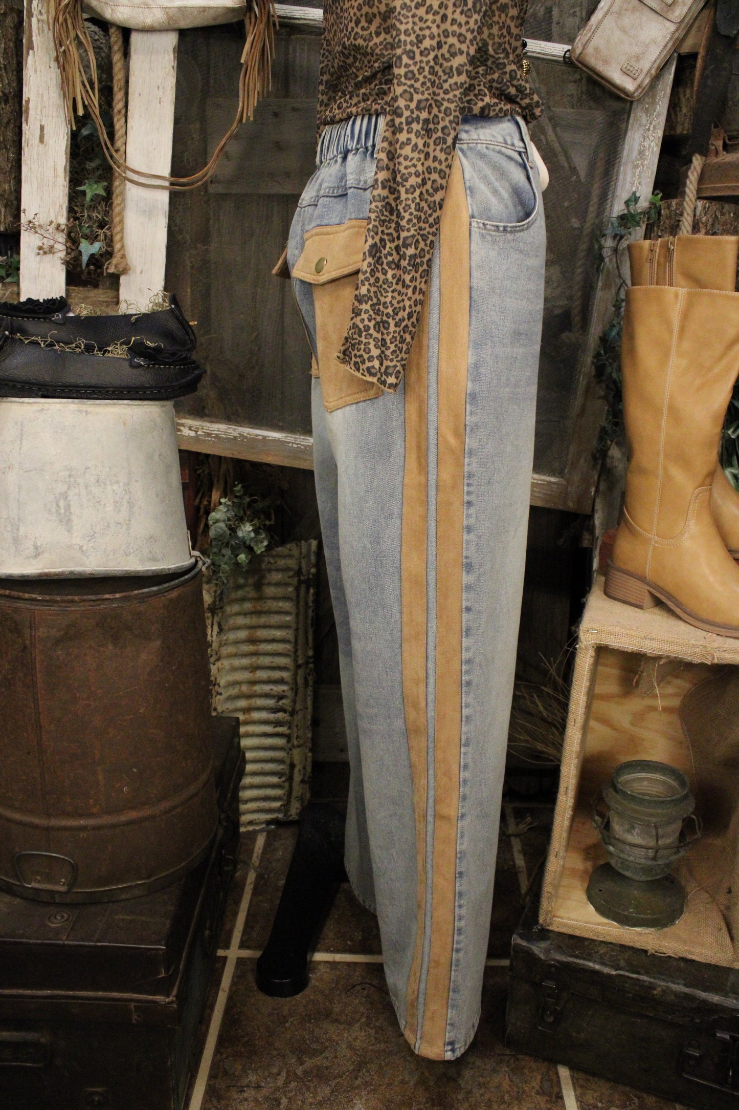 Sundown Side Stripe Jeans